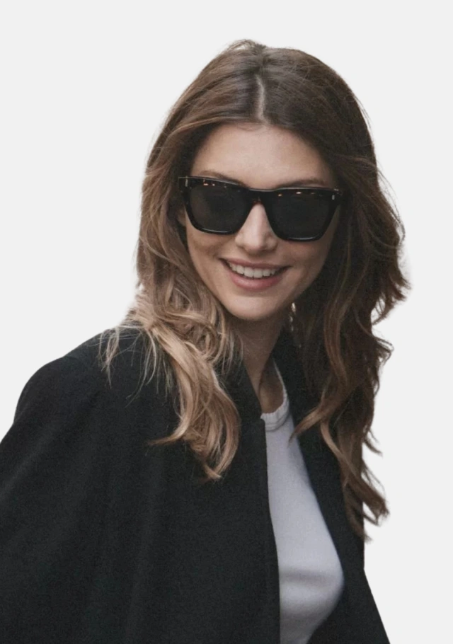 Cecile Black / Havana Scuro / Dark Green G15