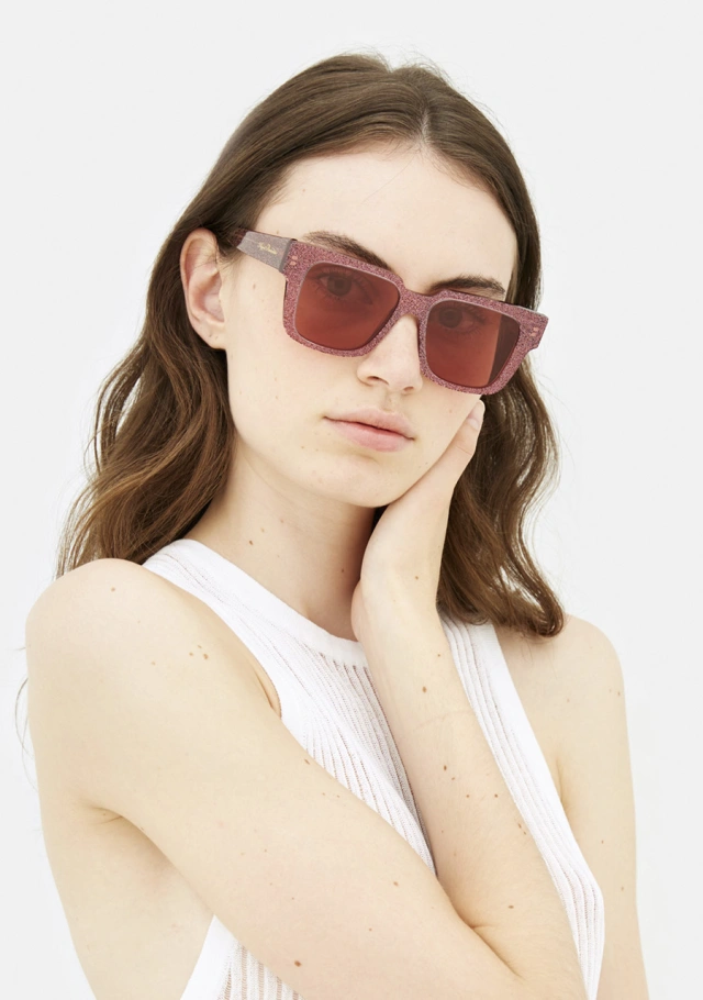 Debie Dark Pink Glitter