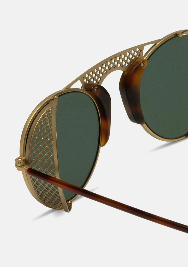 Albatros Gold Matt Havana Maculato / Green G15