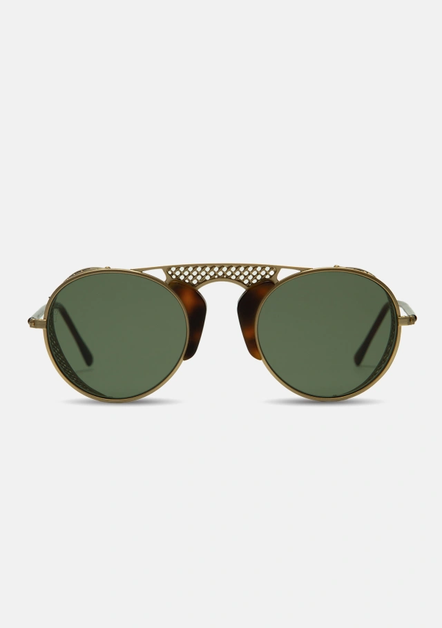 Albatros Gold Matt Havana Maculato / Green G15