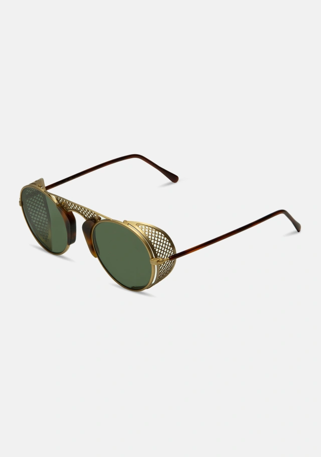 Albatros Gold Matt Havana Maculato / Green G15