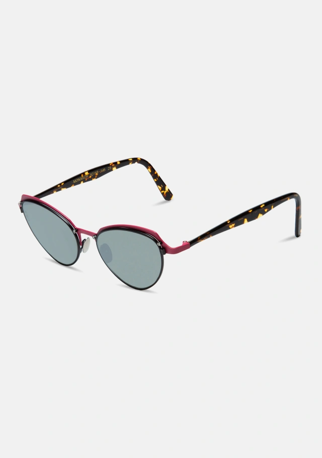 Monarch Red / Flat Silver Mirror