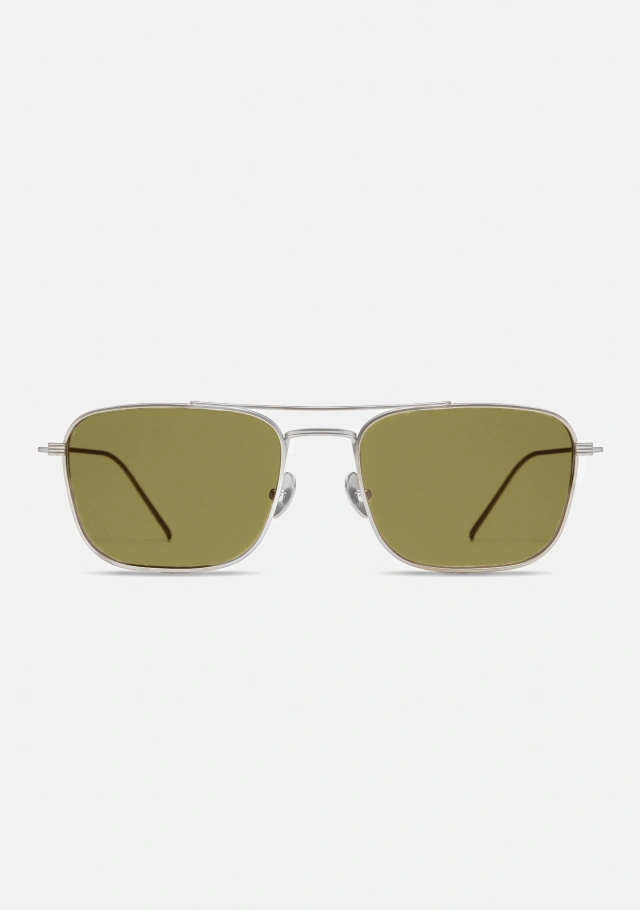 Titan Matte Silver / Lt Green