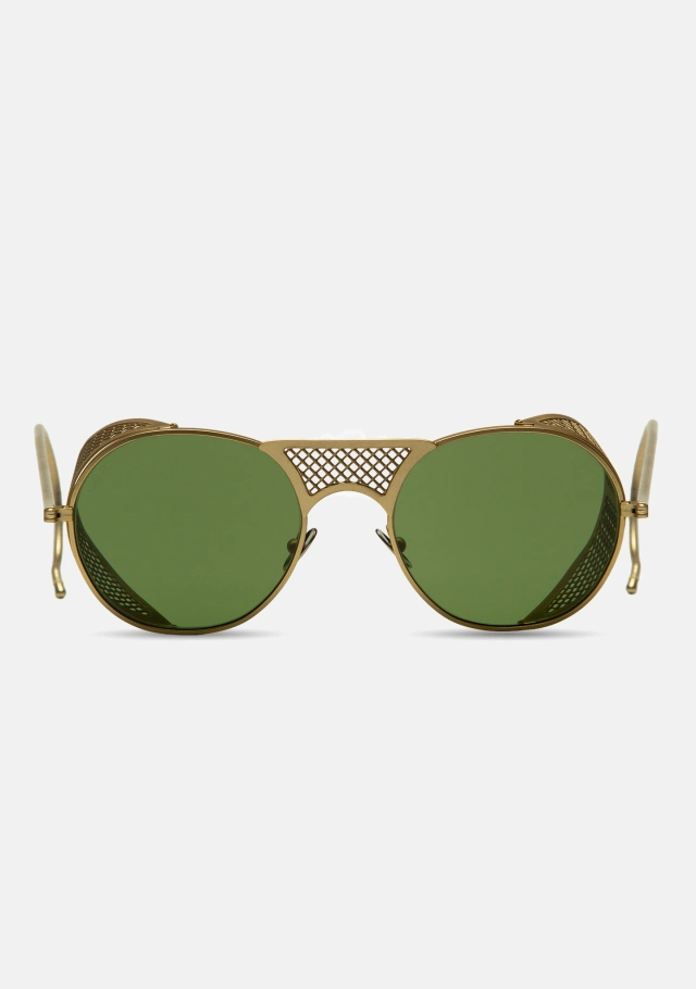 Lawrence Gold Matt / Flat Green Vintage